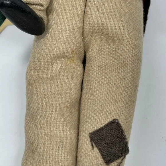 Byers Choice Bob Cratchit & Tiny Tim First Edition 1990 Green Brown Coats Beige - Picture 13 of 13